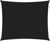 vidaXL Zonnescherm rechthoekig 5x6 m oxford stof zwart