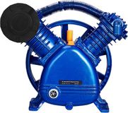 Merkloos / Sans marque Shanghai Sishun Technology Co., Ltd Luchtcompressorpompkop, 5,5 pk 5,75 CFM bij 90 psi, dubbelcilinder oliegekoeld, Dual Stage V-type gietijzer, max. 185 psi druk, zuigerpompkopvervanging