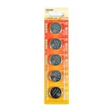 CR2450 Energizer Set van 5 CR2450 3 V lithium-knoopcellen, lange levensduur, kwikvrij en lekvrij