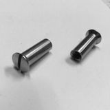 AMI Patenthuls (10 st) - messing vernikkeld - M6x21 mm - met zaagsnede - 900242
