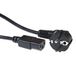ACT Netsnoer CEE 7/7 male (haaks) - C13 zwart 3 m AK5124