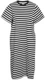 Noisy May NMINDIE S/S SHORT DRESS AZ425LB NOOS Dames Mini-jurk - zwart/wit - M