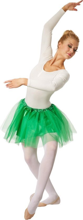 Tectake dressforfun - Tutu groen XXL - verkleedkleding kostuum halloween verkleden feestkleding carnavalskleding carnaval feestkledij partykleding - 301953