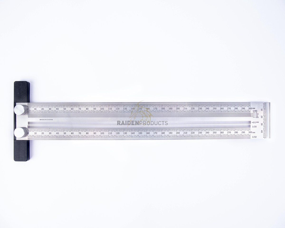 Raiden products ® Markeerliniaal - 30 CM - Meetlat - Profielmal - 8720299452923