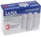 KENWOOD Waterfilter LAICA FC001 - Set van 3 stuks - Wit