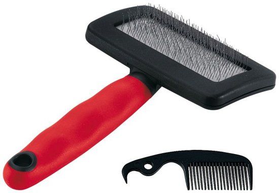 Ferplast Slicker borstel Rood Medium 16x9 8x3x3 cm