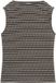 Tom Tailor top met opstaande kraag - Maat L - black knit structure stripe