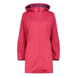 CMP Lichte dames softshell parka met afneembare capuchon