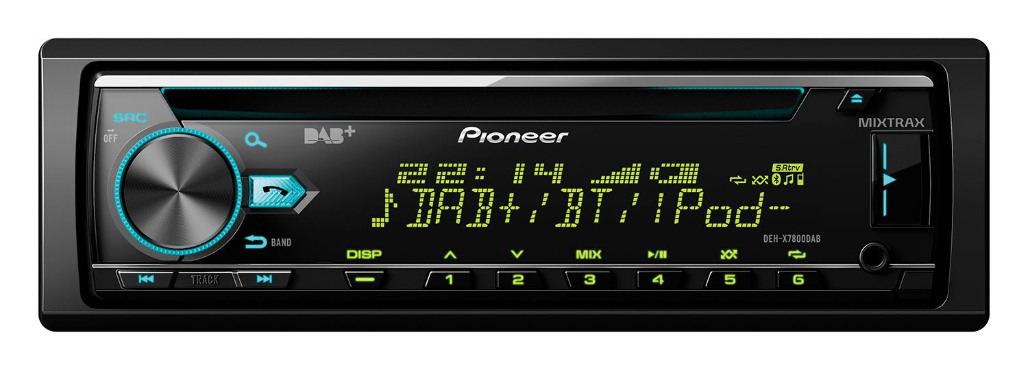 Pioneer DEH-X7800DAB Autoradio - Bluetooth - DAB+ - CD - USB