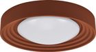 LEDVANCE ORBIS Concrete, bruine betonnen plafondlamp met LED, 24,5W, 1800lm, 3000K, warmwit licht, dimbaar in 3 stappen door middel van een klikschakelaar, diameter 500mm, beschermingsklasse IP20, geschikt voor badkamers