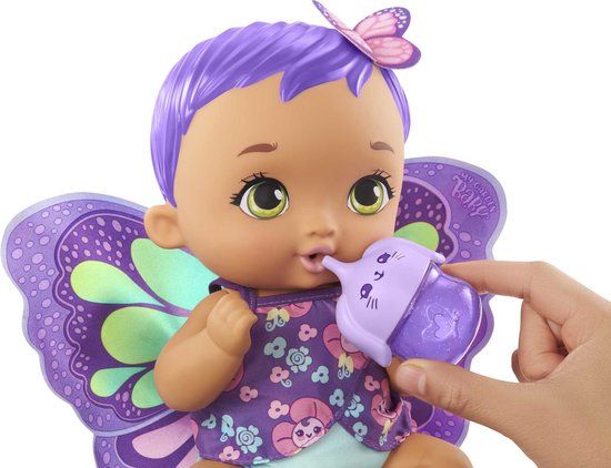 My Garden Baby Feed and Change Baby Butterfly Doll - Kinderspeelgoed