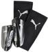 Puma Ultra Twist Sleeve scheenbeschermers M, Zwart/Zilver