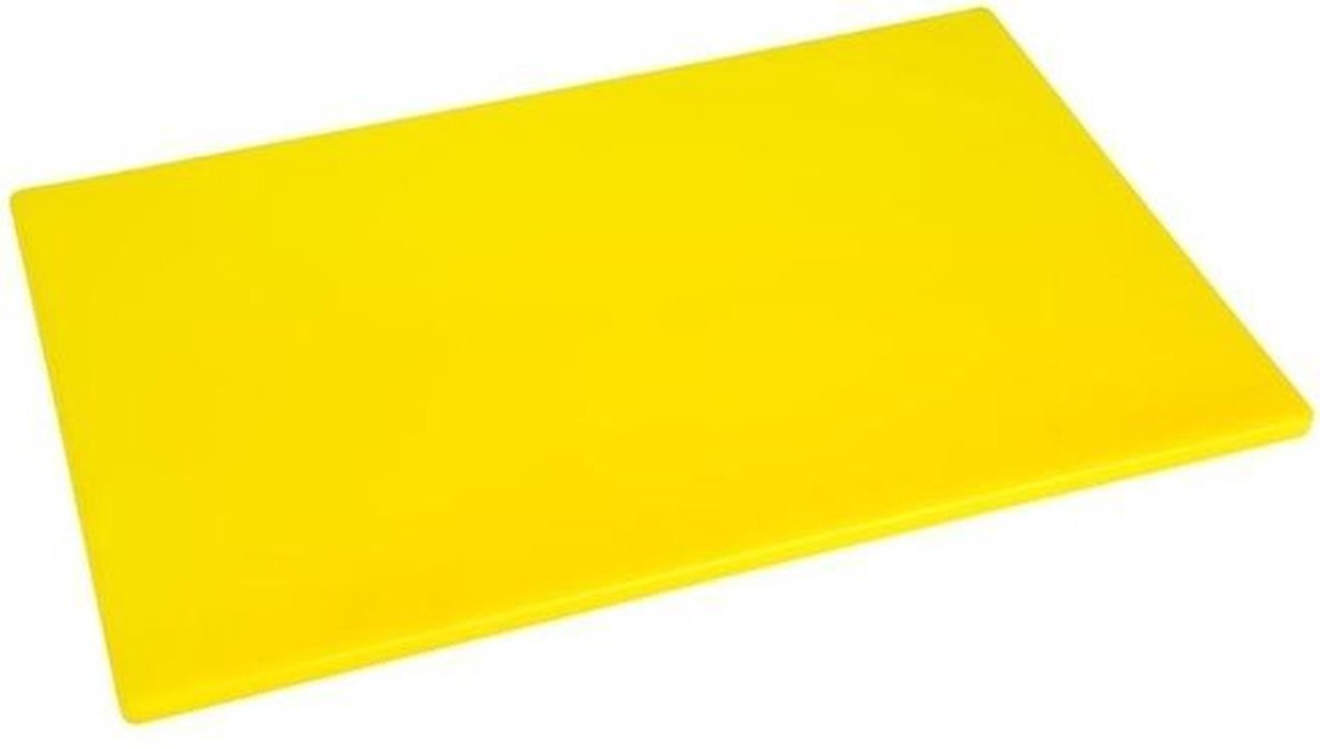 Hygiplas LDPE snijplank geel 450x300x12mm