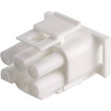 TE Connectivity 350715-4 Boîtier mâle (câble) Universal-MATE-N-LOK Nombre total de pôles : 6 Pas : 6.35 mm Contenu : 1 pièce(s)