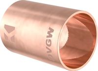 KIRCHHOFF CU Dubbele mof - Blanco - 12 mm - 2 mofen - (5270)