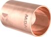 KIRCHHOFF CU Dubbele mof - Blanco - 12 mm - 2 mofen - (5270)