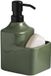 Unyqoos® Stijlvolle groene distributeur de savon en céramique avec plateau pour diverses pièces