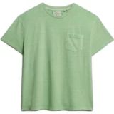 Superdry Classic Cotton Linen Pocket T-shirt Relaxed Fit Heren T-shirts
