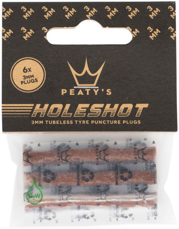 Peaty's Holeshot Navulset voor lekke band 6x3mm voor tubeless banden