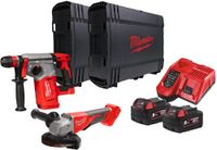 Milwaukee m18blpp2g-502x | accu gereedschapsset met (2x 5.0ah accu + lader) - 4933498575