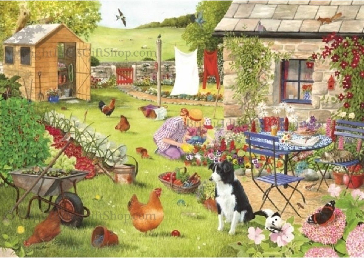 House Of Puzzles Grandma s garden 500 XL