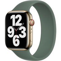 Apple Watch Siliconen Solobandje - 38/40/41/42 mm - Maat 5 - Eucalyptus