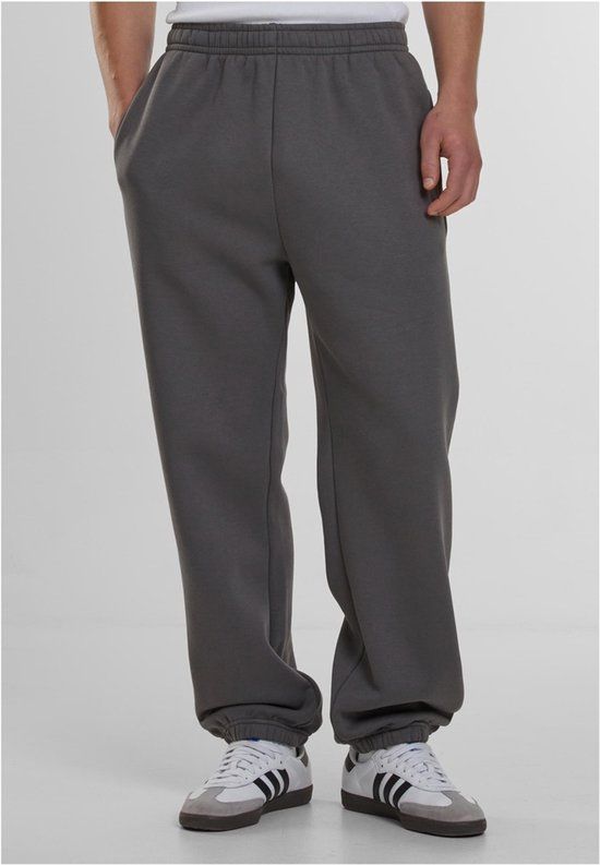 Urban Classics Fluffy Heren Joggingbroek - XL - Grijs