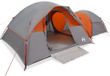 vidaXL Tent 5-persoons waterdicht grijs en oranje
