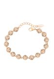 Gaya Bracelet Rose Gold Koper Zirkonia 17 cm