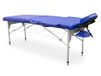 QUIRUMED Easy aluminium klapbed, 186 x 66 cm, blauw