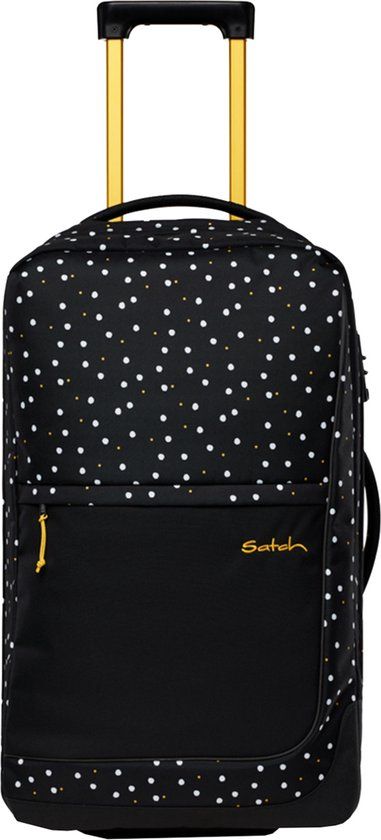 Satch Flow M Check-In Trolley lazy daisy - Zwart - 55 l