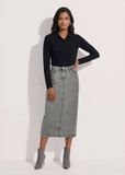 MADELEINE Rok Jeansrok met versierde zakken