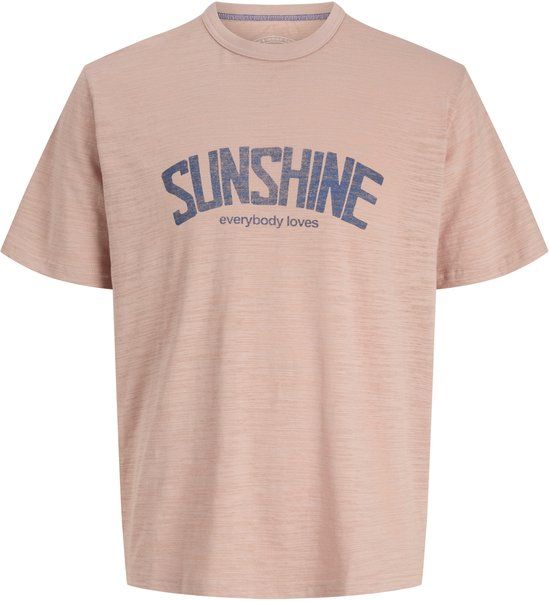 JACK&JONES JPRBLUBRAYDEN SS TEE Heren T-shirt L Katoen Roze