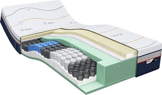 M line Iconic Legend 8 Matras 90 x 210 cm - Talalay Latex & Koudschuim - Eenpersoons