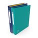 OXFORD Set van 2 A4-mappen, 4 ringen, rug 40 mm, Bicolor Recyc+, blauw