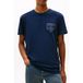 Tommy Hilfiger T-shirt Regular Sign Spray Dark Night Navy