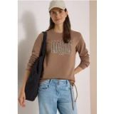 cecil Sweatshirt met opdruk en trekkoord