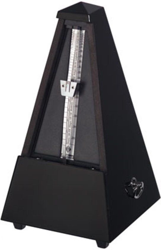 Wittner M 806 metronoom Pyramide zwart glans