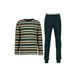 Vingino gestreepte pyjama - scarab green