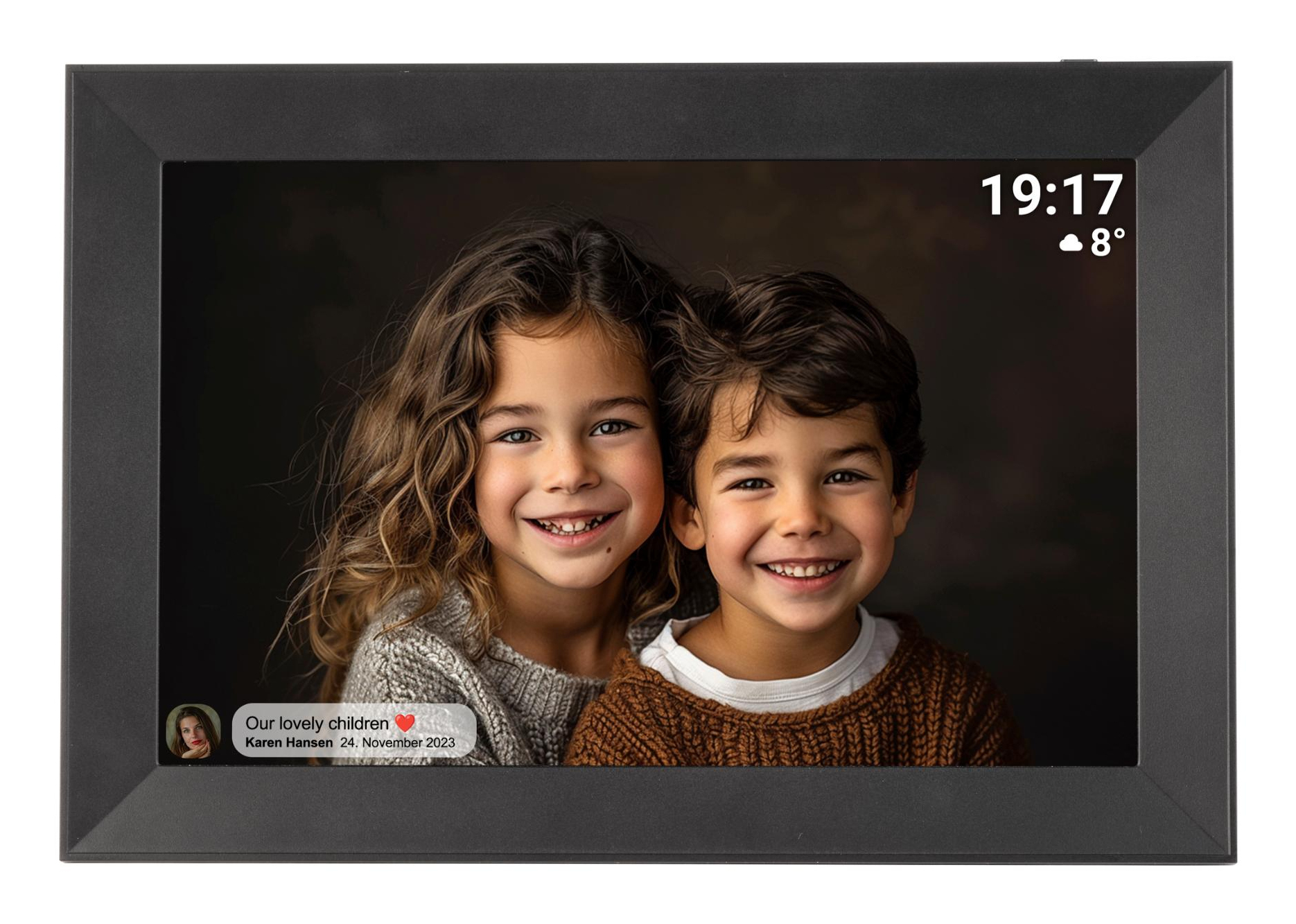 Denver Digitale Fotolijst 10.1 inch - HD - Frameo App - Zwart