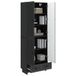 vidaXL Armoire Set 2 pièces Bois de manguier sculpté Noir