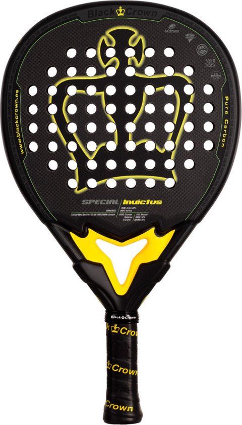 Black Crown Special Invictus - 3K (Druppel) - 2025 padel racket