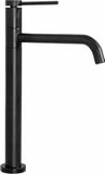 Rea Lugano Black High Wastafelkraan Mat Zwart