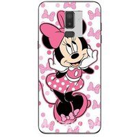 Maniacase Hoesje Samsung Galaxy J8 2018 Minnie Mouse Roze Disney Cartoon