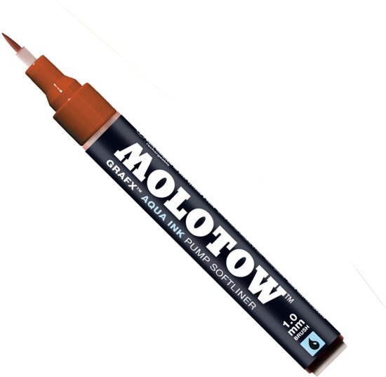 Molotow 1 mm Aqua Pump Softliner - Bruin