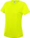Just Cool Dames sportshirt met korte mouwen 'Cool T' Electric Yellow - XS