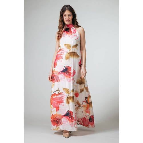 LabeL DOT gebloemde maxi jurk multi