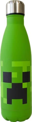 Desconocido Kids Creeper Face drinkfles met zacht gevoel Minecraft