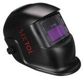Welding Mask 1 Lashelm op zonne-energie, automatisch verduisterend, lasmasker, slijpfunctie, brede schaduw 4/9-13 lashelm voor TIG MIG ARC, zwart