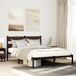 Maison Exclusive Lit exclusif - Structure de lit sans matelas, avec tête de lit, en chêne marron, dimensions 140x190 cm